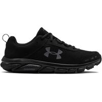UNDER ARMOUR Men's Charged Assert 8 Running Shoe, Black (002)/Black, 9