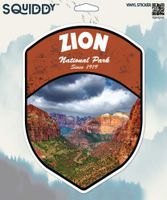 Squiddy Zion National Park - Vinyl Sticker for Car, Laptop, Notebook (5" Tall)