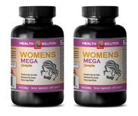 Women Immune Booster - Women's MEGA Complex 1600 MG - multivitamin for Women with Iron - 2 Bottles 180 Caplets