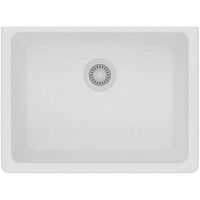 Elkay Quartz Classic ELGU2522WH0 Single Bowl Undermount Sink, White