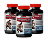 Muscle Hardening Supplements - TRIBULUS TERRESTRIS Extract 1000MG - 45% STEROIDAL SAPONINS - Maximum Strength - tribulus with dhea - 3 Bottles 300 Capsules