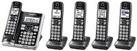 Panasonic KX-TG785SK Link2Cell BluetoothCordless Phone with Voice Assist and Answering Machine - 5 Handsets (Renewed)