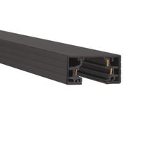 WAC Lighting HT8-BK 120V 8 Foot H Track with Mounting Hardware, Single Circuit, Black