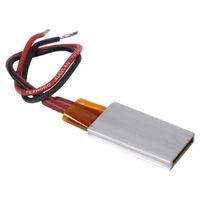 PTC Heating Element AC DC 12V Aluminum Shell Ceramic Heating Plate Temperature Ceramic Thermostatic Applicable Miniature Heating(220℃ 5-28W)