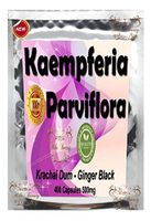 Premium 400 Capsules 500mg Kaempferia Parviflora Grachai Dum Black Ginger Galingale Extract Powder Grown in Thailand