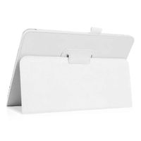 Jennyfly Galaxy Tab S4 10.5 Case and Cover (SM-T830/SM-T835),PU Leather Hand Free Stand Magnetic Closure with Auto Sleep/Wake Function Tablet Case for Samsung Galaxy Tab S4 10.5 - White