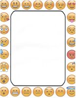 Emoji Stationery Printer Paper 26 Sheets