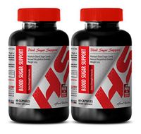 Heart Health Products - Blood Sugar Support - Extra Strength Formula - Chromium for Blood Sugar - 2 Bottles 120 Capsules