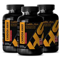 Metabolism Advantage - Candida Away - Candida Rescue - 3 Bottles (180 Capsules)