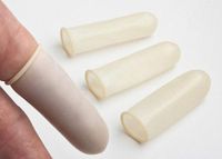 Finger Cots. Box of 144 Pre-Rolled Finger cots for Professionals and Patients. Medium Size. Non-Powdered Protective Finger cots. Disposable Medical Supplies.