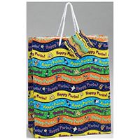 Rite -Lite Judaica Purim Gift Bag with Gold Foil Accents with Gift Tag