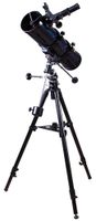 Levenhuk Strike 100 Plus Newtonian Reflector Telescope with Accessories and Telescope Case for Astronomical Observations in The Countryside