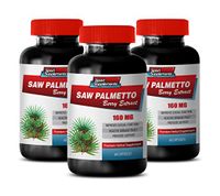 Prostate Support Super - Saw Palmetto Berry Extract 160MG - Prostate Support - Saw Palmetto Natures Way - 3 Bottles (180 Softgels)