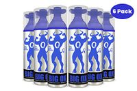 New 10LITERS Oxygen CAN - Pure Oxygen Can - Big Ox O2 95% Pure Oxygen - 100-200 Breaths, 1-2 Seconds Each (6CANS)