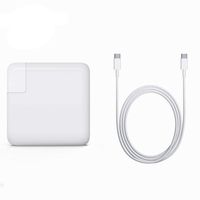 BOLWEO 61W USB-C Power Adapter, Replacement Charger Compatible with M Book Pro 13 inch 2016 MBook 12 inch 2015 with 2M USB-C to USB C Charge Cable
