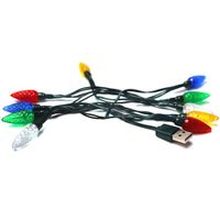 Xzan Merry Christmas Light LED USB Cable Charger Lighting Cord LED Android Phone Charging Cable