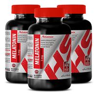 Immune System - MELATONIN 3MG - Natural Brain Booster - 3 Bottles (270 Lozenges)