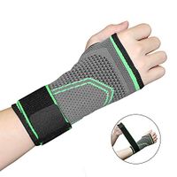 QRANSS Wrist Brace for Carpal Tunnel(2 PCS) - Wrist Sleeve with Adjustable Strap Support for Injuries, Tendonitis, Arthritis, Bowling, Weight Lifting for Men and Women