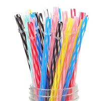 50PCS Reusable Plastic Straws for 30 oz Tumblers,Mason Jars - 9 Inches Transparent Colored Drinking Straws with 2pc Cleaning Brush