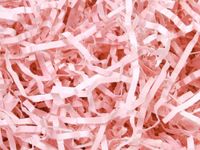 4oz Bag Heavy Duty Light Pink Gift Basket Shred Crinkle Paper Grass Filler Bedding ngKE -1714