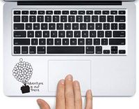 Adventure is Out There Up House Disney Printed Trackpad Clear Vinyl Decal Sticker Compatible with Apple MacBook Pro Air 11" 12" 13" 15" All Years Laptop Keyboard (13" MacBook Pro Retina)
