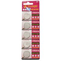 USARemote Battery CR2016 3V for Car Remote Key Fob Keyless Entry (Pack of 5)
