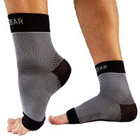 RiptGear Plantar Fasciitis Socks for Women and Men - 1 Pair Plantar Fasciitis Sleeves for Heel and Foot Pain with Ankle Compression (X-Large)