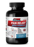 Pain Relief Vitamins - Pain Relief MEGA Formula - 610MG - holy Basil Anti Aging - 1 Bottle (60 Capsules)