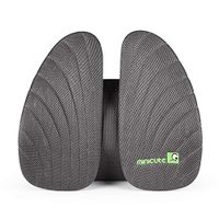 Lumbar Support Pillow Seat Cushion Inflated Lower Back Support for Orthopedic Pain Relief and Posture Improve, Fit Cars & Office Chairs (Color : Gray)