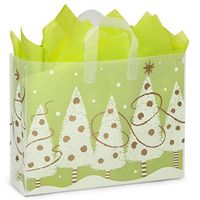 NW Golden Trimmings Plastic Shopping Bags - Vogue Size - 16x5x12in. - 100 Pack
