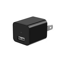 Hidden Charger Camera Mini USB Charger Camera 1080P HD Motion Detection USB Plug Wall Charger Camera Mini Nanny Cam Security Camera No Wi-Fi Needed