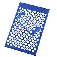 Massagers Human Body Acupressure Cushion Relieves Back Pain Cushion Acupuncture Massage Yoga Mat Pillow Small Acupuncture Massage Cushion Massage Pillow Back Massagers (Color : Blue)