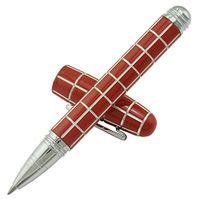 Fuliwen Resin Rollerball Pen, Red Engraving Signature Pen