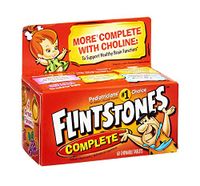 Flintstones Complete Children's Multivitamin/Multmineral Supplement Chewable Tablets 60 ct (Pack of 6)
