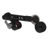JTZ DP30 Extension Arm Bracket with 15mm Single Rail Clamp and Angle Adjustable for Field Monitor to Panasonic EVA1 AU-EVA1 Sony FS5 FS5II FS7 Top Handle