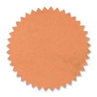 Bronze Foil Embossed Scallop Edge Certificate Seals, 102 Pack