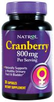 Natrol Cranberry 400 mg Capsules, 30-Capsules (Pack of 2)
