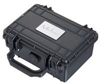 Personalized Black Travel Cigar Case with Free Engraving - Holds 15 Cigars