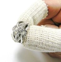 FINGER COTS COTTON FINGER GUARDS ELASTIC FINGER PROTECTION PACK of 10 (E1)