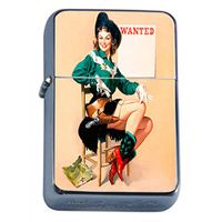Vintage Retro Sexy Bridesmaid Party Oil Lighter Pin Up Girl-116