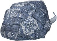 Occunomix TN6-CBL Deluxe Protective Tie Hat with Elastic, Cowboy Blue
