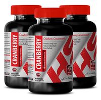 Organic Cranberry Powder - Cranberry All Natural Formula - Boost Immune Function (3 Bottles)