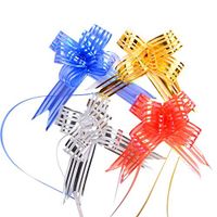 RAYNAG 40 Organza Gift Wrap Pull Bows Christmas Presents Beautiful Bows Vibrant Gift Bows, Creative Bows for Wrapping Birthday Gifts, Housewarming Gifts, Art Crafts