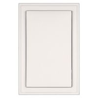 Builders Edge 130120001117 Mounting Block, Bright White