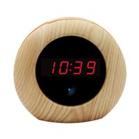 Hidden Camera Alarm Clock HD 1080P Loop Video Recording Home Security Camera with Motion Detection Remote Controller Camera