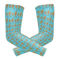 Dog Play Toys in Water Green Unisex Arm Sleeve,UV Protection Arm Compression Sleeve, Skin Protection Sport Arm Cooler Sleeve for Running Hiking Jogging Motorcycling Climbing Camping