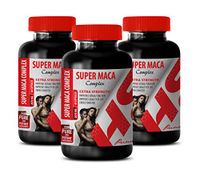 Male Testosterone Booster Sex + Stamina + Muscle Building - Super MACA Complex 2070 Mg - Extra Strength - Horny Goat Weed Men and Women - 3 Bottles 180 Capsules