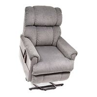 Golden Technologies - Space Saver - Lift Chair - Small - 17"W x 22"D Seat - Sterling