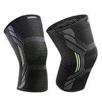 GIVERARE 2 Pack Knee Brace, Professional Knee Sleeve, Premium Knee Compression Sleeve, Knee Support for Men&Women Meniscus Tear, Arthritis, Joint Pain Relief, Hiking, Running, Weightlifting, Workout-M