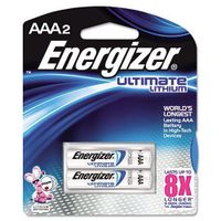 EVEREADY BATTERY L92BP2 e2 Lithium Batteries, AAA, 2 Batteries/Pack